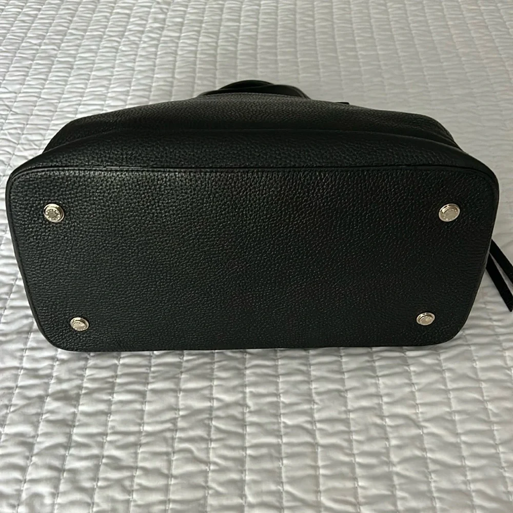 Henri Bendel Black Satchel Handbag - Picture 9 of 16